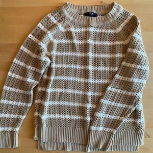 ABLE Tan and Cream Sweater